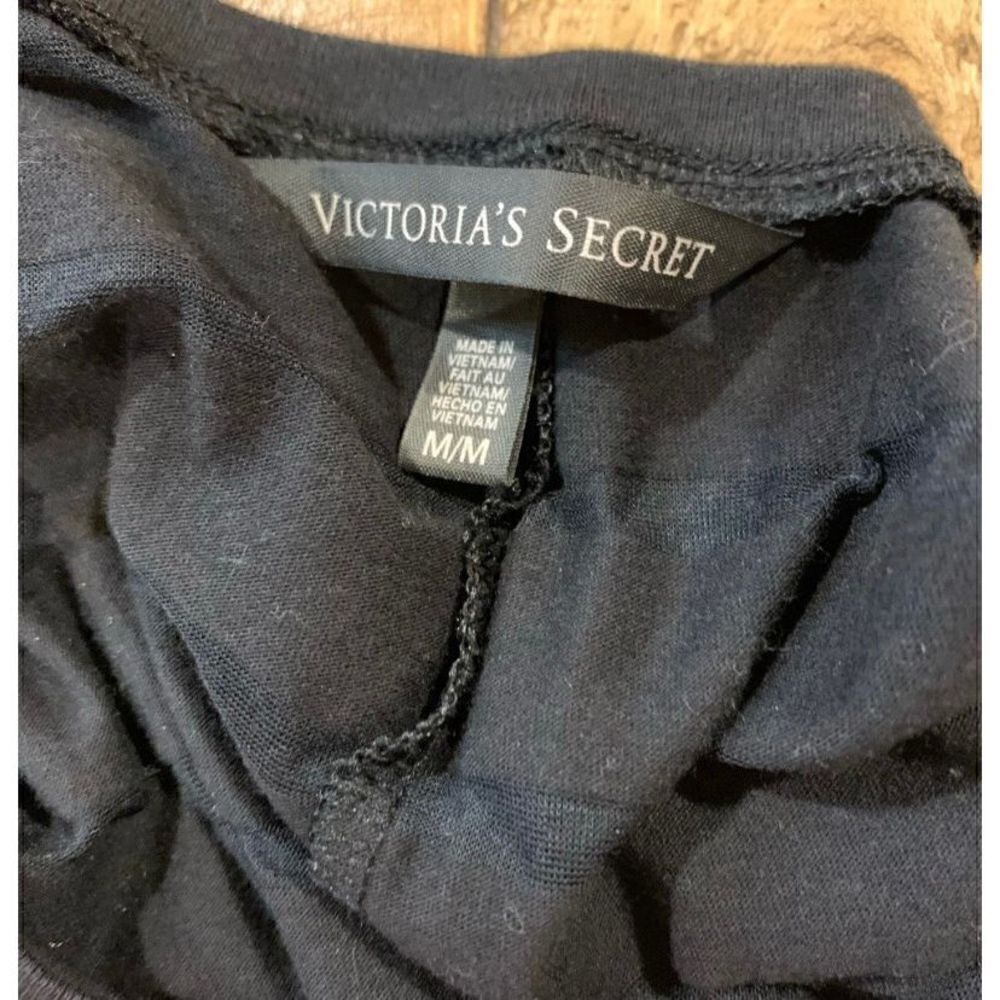 Victoria’s Secret Tee-Shirt, Sexy, Black, Narrow Transparent Stripes - Picture 3 of 9
